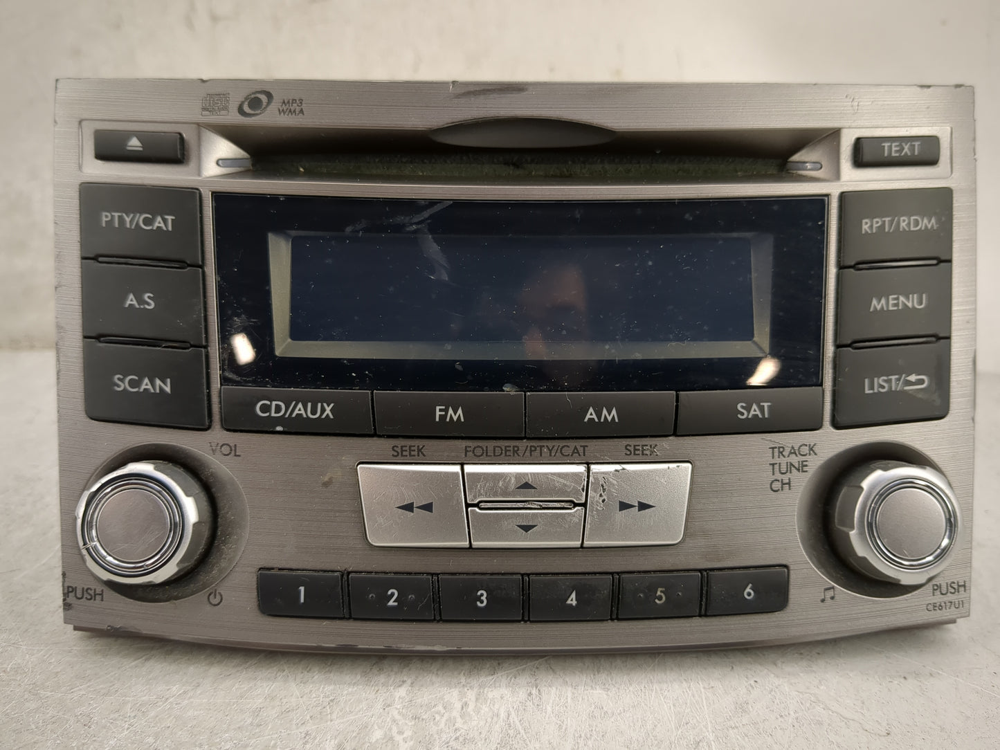 2012-2014 Subaru Legacy Radio AM FM Cd Player Receiver Replacement P/N:86201AJ61A PF-3380I-A, 86273 AJ01 Fits Fits 2012 2013