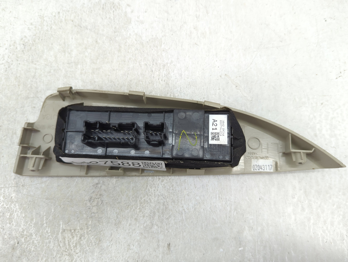 2013-2014 Subaru Legacy Master Power Window Switch Replacement Driver Side Left P/N:83071AJ21A Fits Fits 2013 2014 OEM Used 