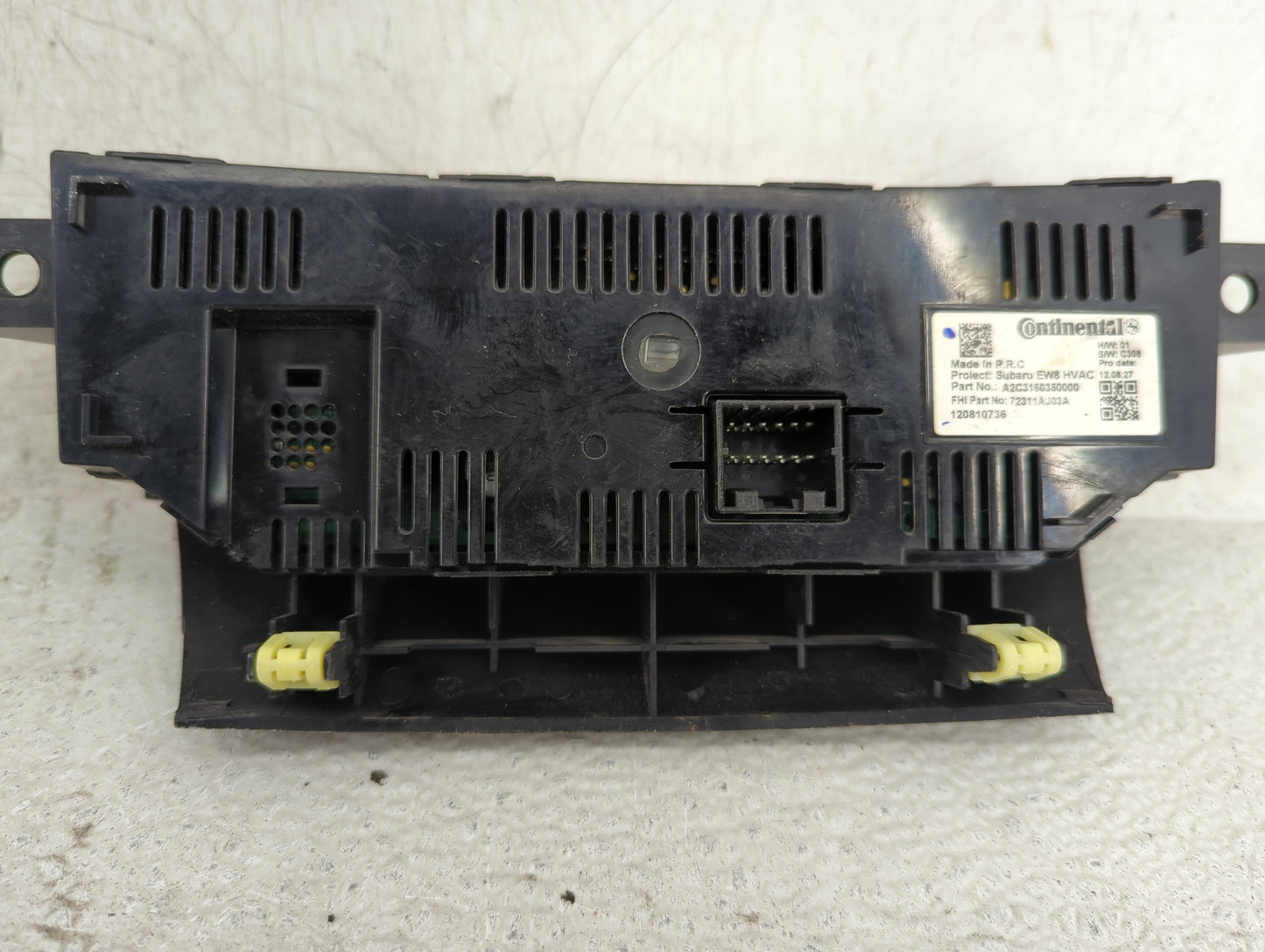 2010-2014 Subaru Legacy Climate Control Module Temperature AC/Heater Replacement P/N:A2C3160350000 72311AJ03A Fits OEM Used 