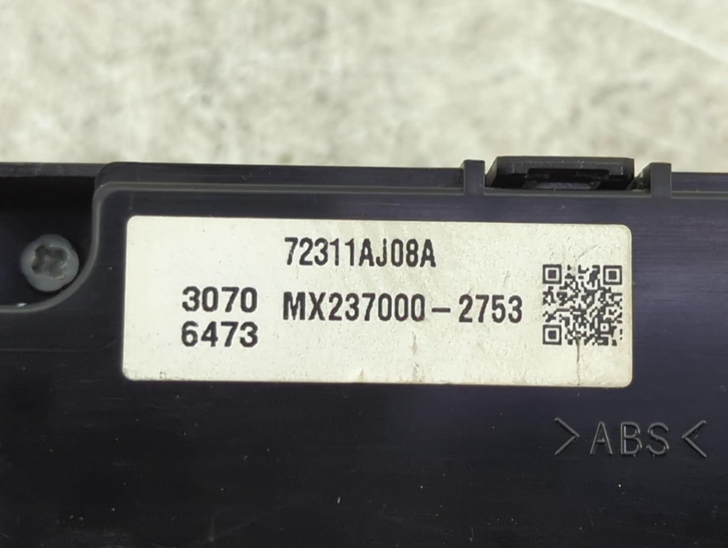 2010-2014 Subaru Legacy Climate Control Module Temperature AC/Heater Replacement P/N:72311AJ08A MX237000-2753 Fits OEM Used 
