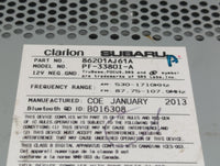 2012-2014 Subaru Legacy Radio AM FM Cd Player Receiver Replacement P/N:86201AJ61A PF-3380I-A Fits Fits 2012 2013 2014 OEM Us