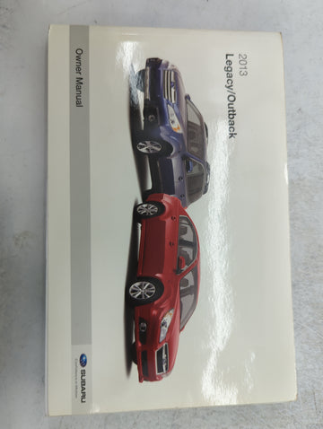2013 Subaru Legacy Owners Manual Book Guide P/N:A2490BE-B MSA5M1304A, MSA5B1311A OEM Used Auto Parts - Oemusedautoparts1.com