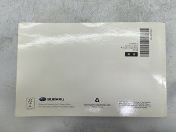 2013 Subaru Legacy Owners Manual Book Guide P/N:A2490BE-B MSA5M1304A, MSA5B1311A OEM Used Auto Parts