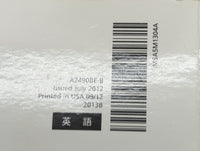 2013 Subaru Legacy Owners Manual Book Guide P/N:A2490BE-B MSA5M1304A, MSA5B1311A OEM Used Auto Parts - Oemusedautoparts1.com