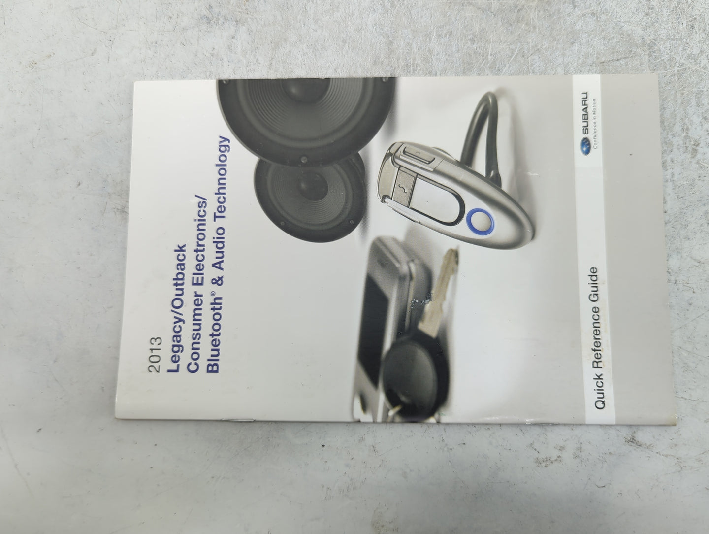 2013 Subaru Legacy Owners Manual Book Guide P/N:A2490BE-B MSA5M1304A, MSA5B1311A OEM Used Auto Parts - Oemusedautoparts1.com