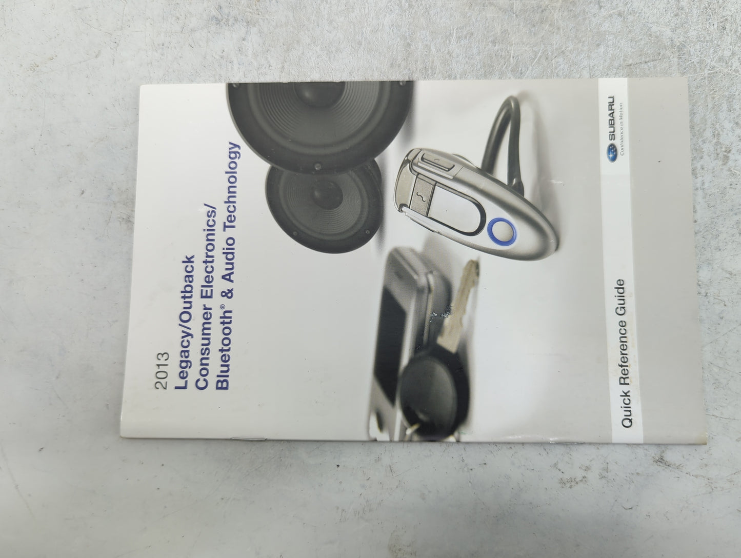 2013 Subaru Legacy Owners Manual Book Guide P/N:A2490BE-B MSA5M1304A, MSA5B1311A OEM Used Auto Parts - Oemusedautoparts1.com