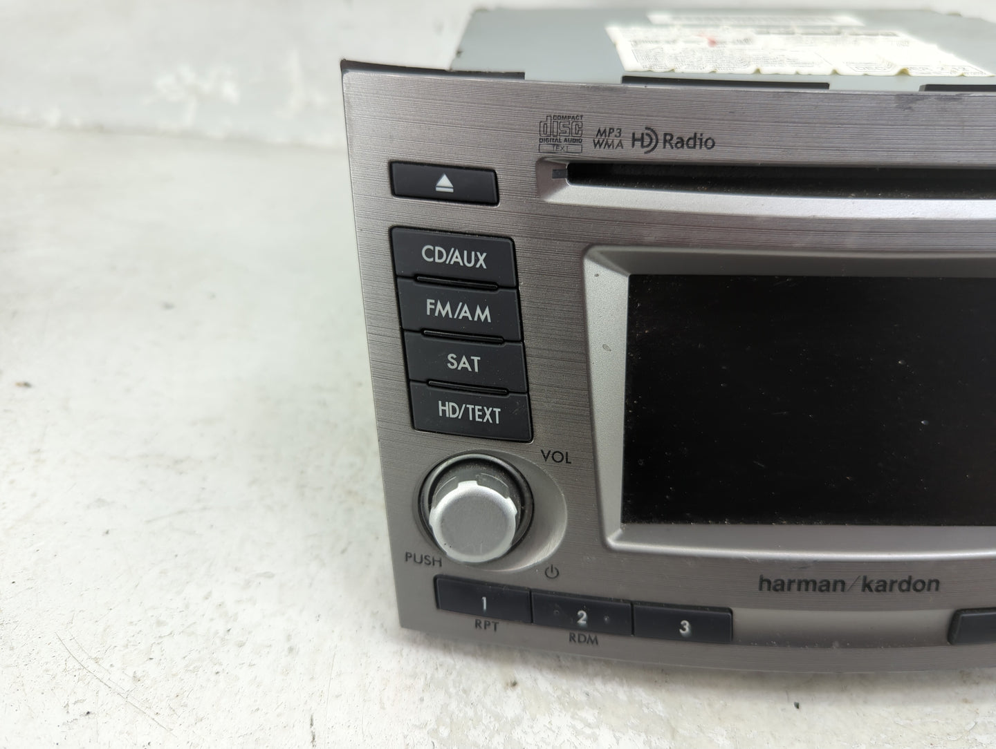 2012-2014 Subaru Legacy Radio AM FM Cd Player Receiver Replacement P/N:86201AJ6SA CQ-JF11E04D, 86201AJ61A Fits Fits 2012 201