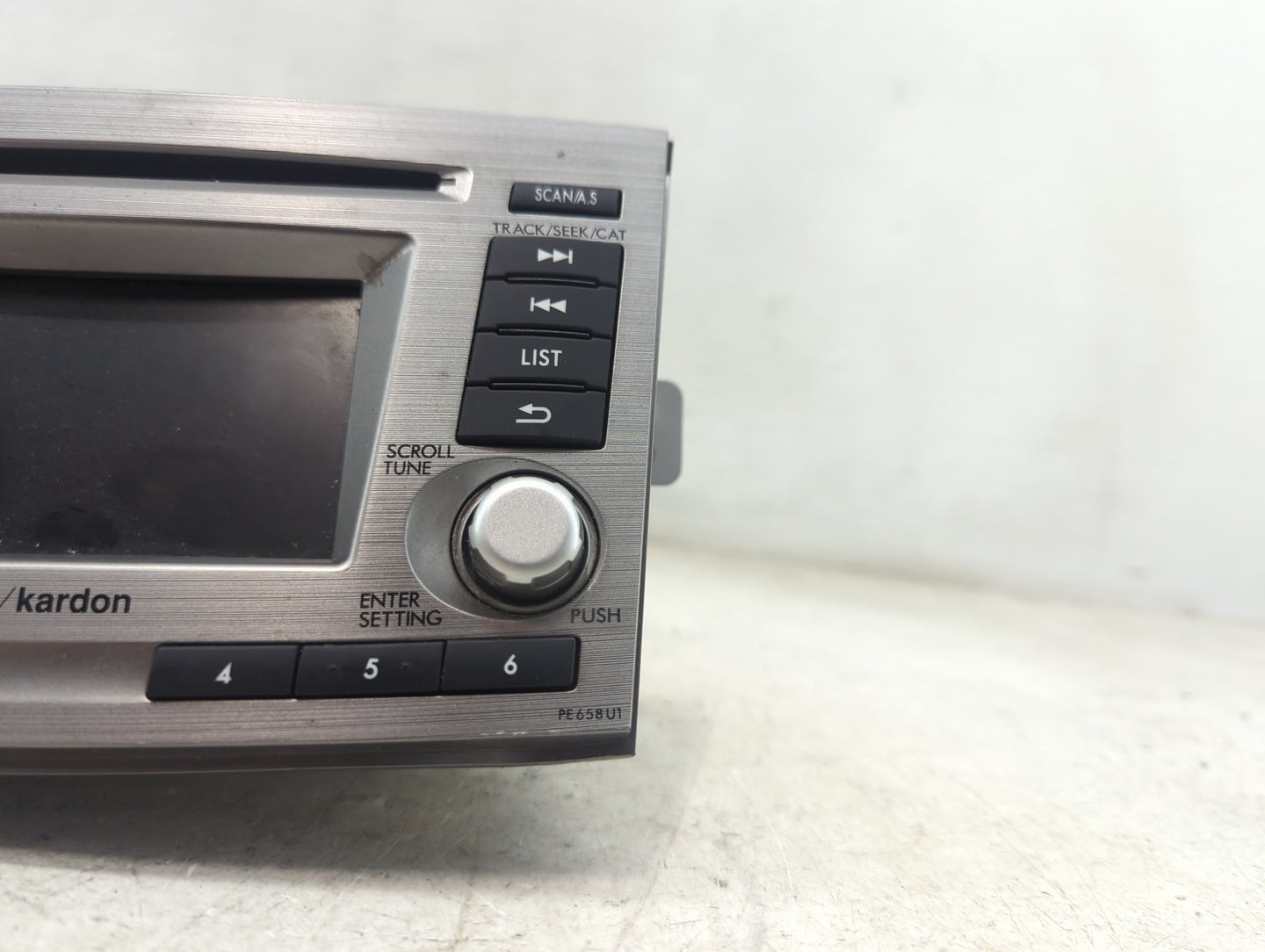 2012-2014 Subaru Legacy Radio AM FM Cd Player Receiver Replacement P/N:86201AJ65A CQ-F11E04D, 86201AJ61A Fits Fits 2012 2013