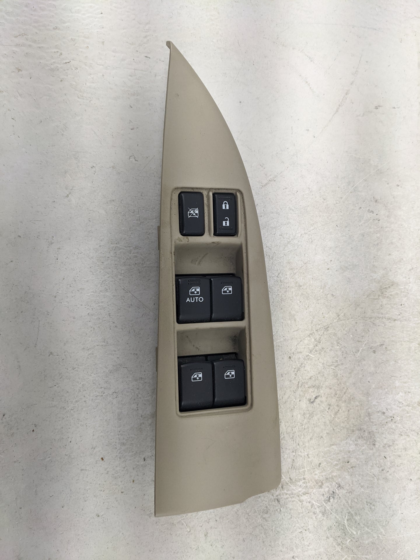 2013-2014 Subaru Legacy Master Power Window Switch Replacement Driver Side Left P/N:83071AJ21A Fits Fits 2013 2014 OEM Used 