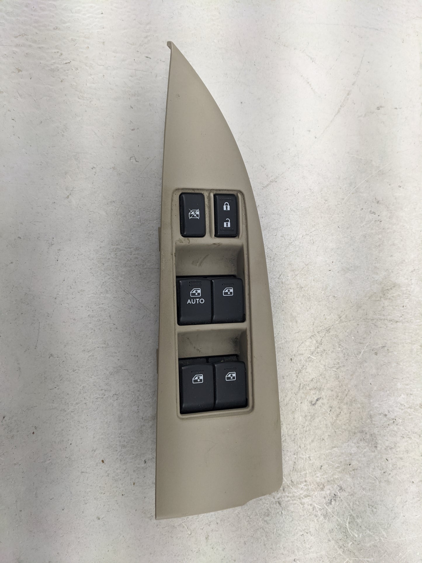 2013-2014 Subaru Legacy Master Power Window Switch Replacement Driver Side Left P/N:83071AJ21A Fits Fits 2013 2014 OEM Used 