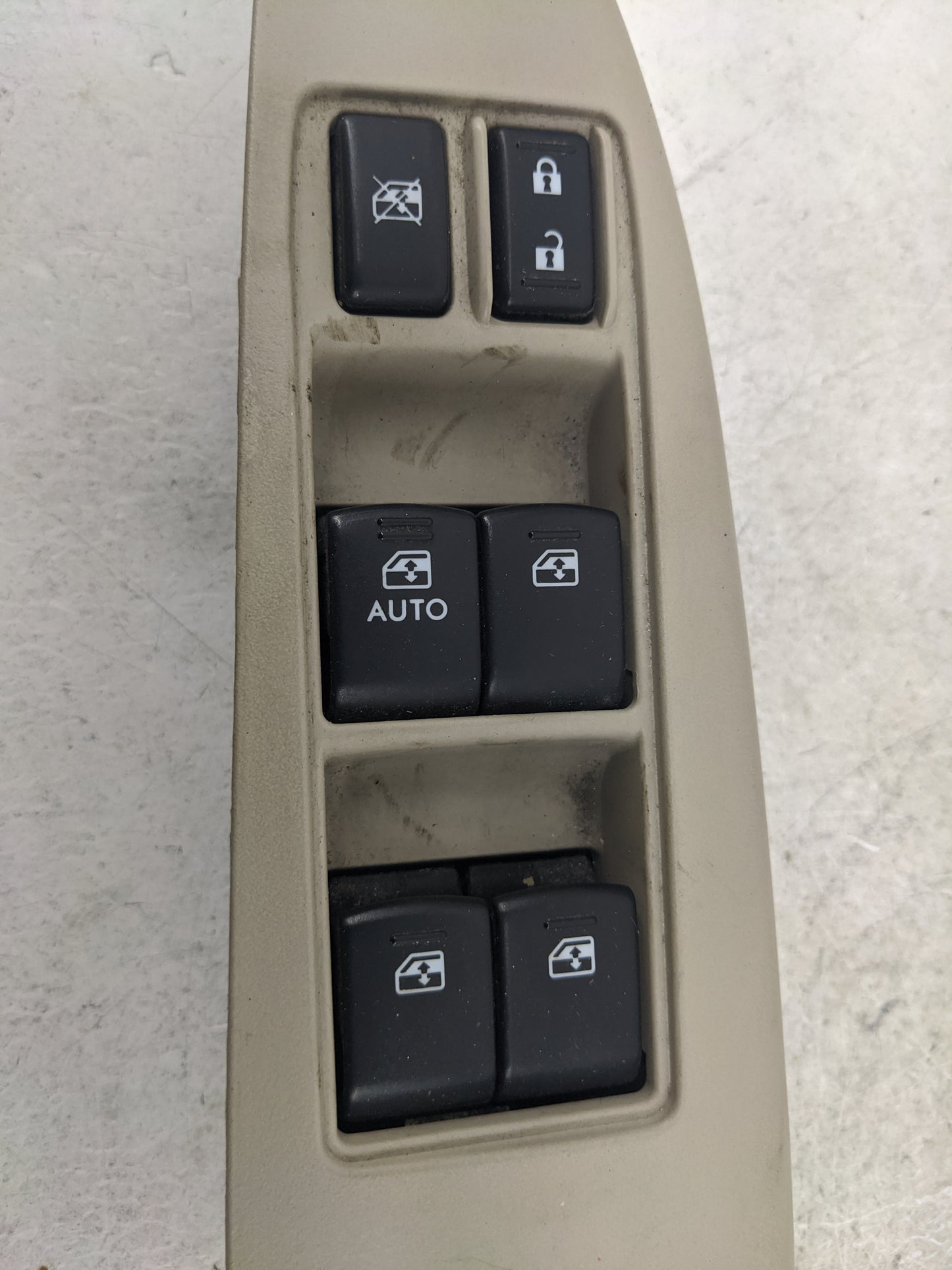 2013-2014 Subaru Legacy Master Power Window Switch Replacement Driver Side Left P/N:83071AJ21A Fits Fits 2013 2014 OEM Used 