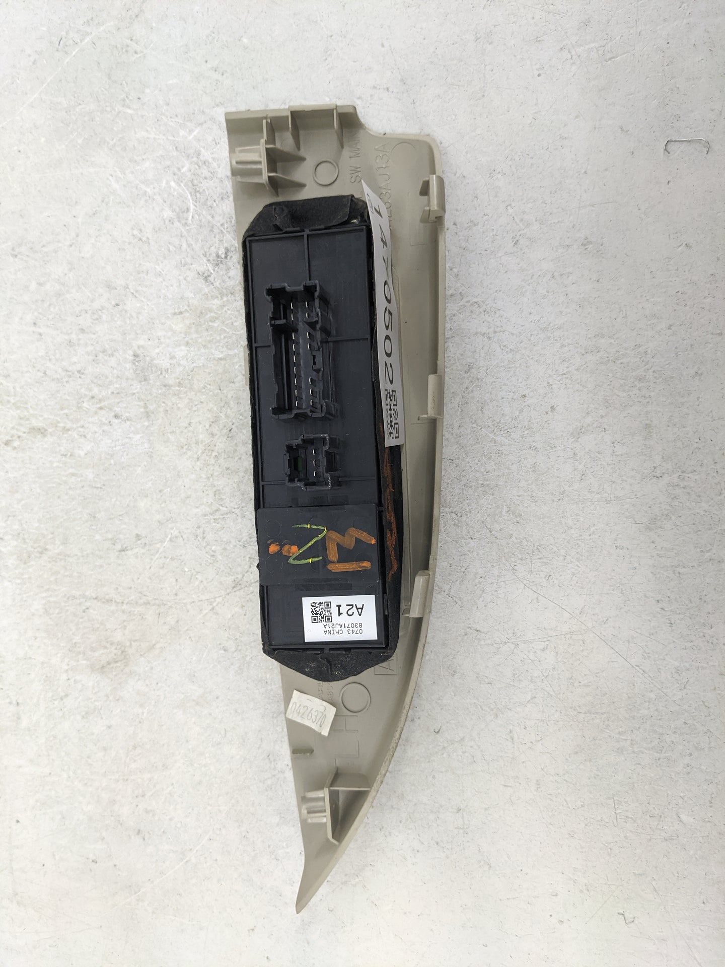 2013-2014 Subaru Legacy Master Power Window Switch Replacement Driver Side Left P/N:83071AJ21A Fits Fits 2013 2014 OEM Used 