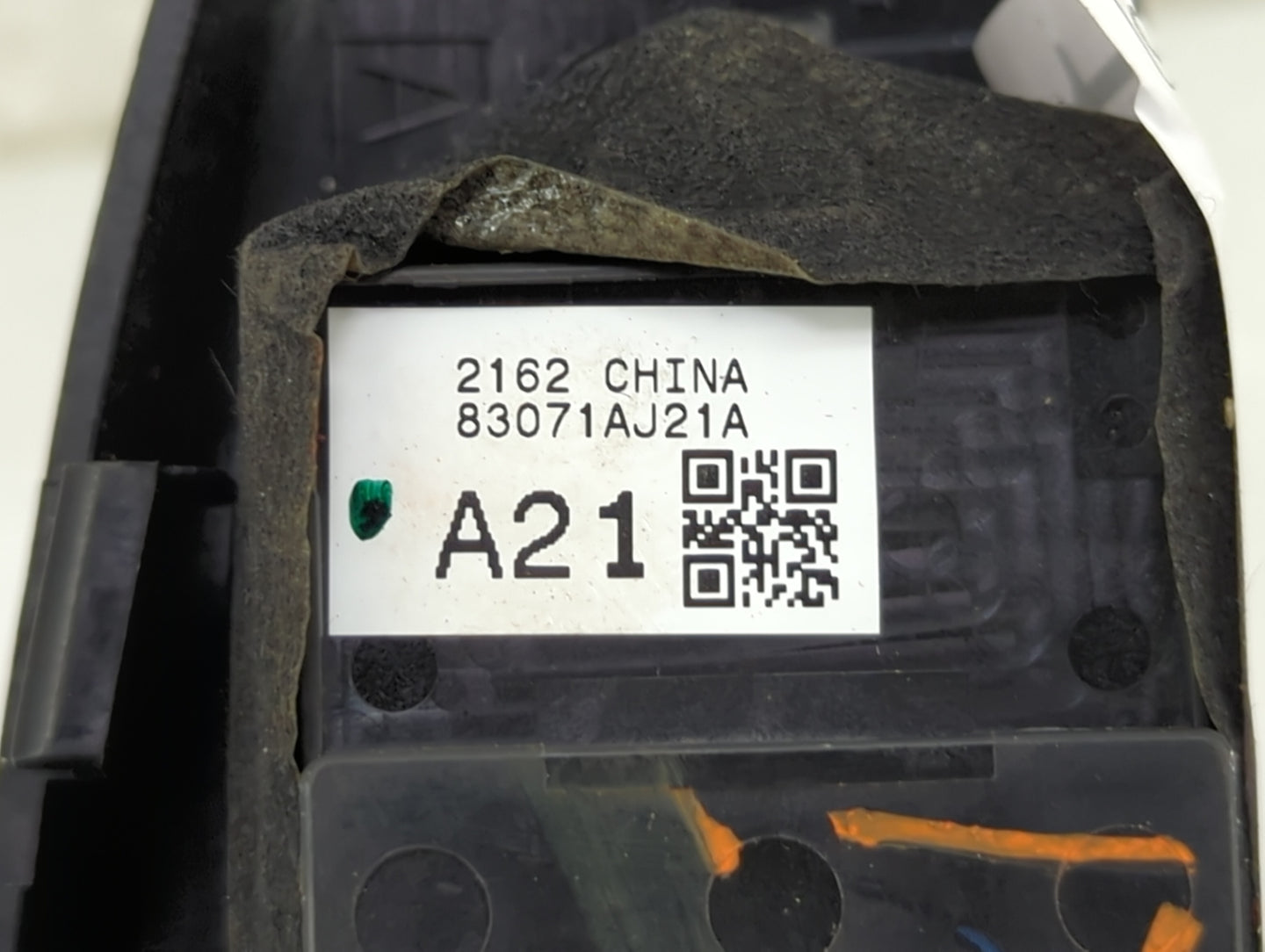 2013-2014 Subaru Legacy Master Power Window Switch Replacement Driver Side Left P/N:83071AJ21A Fits Fits 2013 2014 OEM Used 