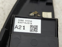 2013-2014 Subaru Legacy Master Power Window Switch Replacement Driver Side Left P/N:83071AJ21B Fits Fits 2013 2014 OEM Used 