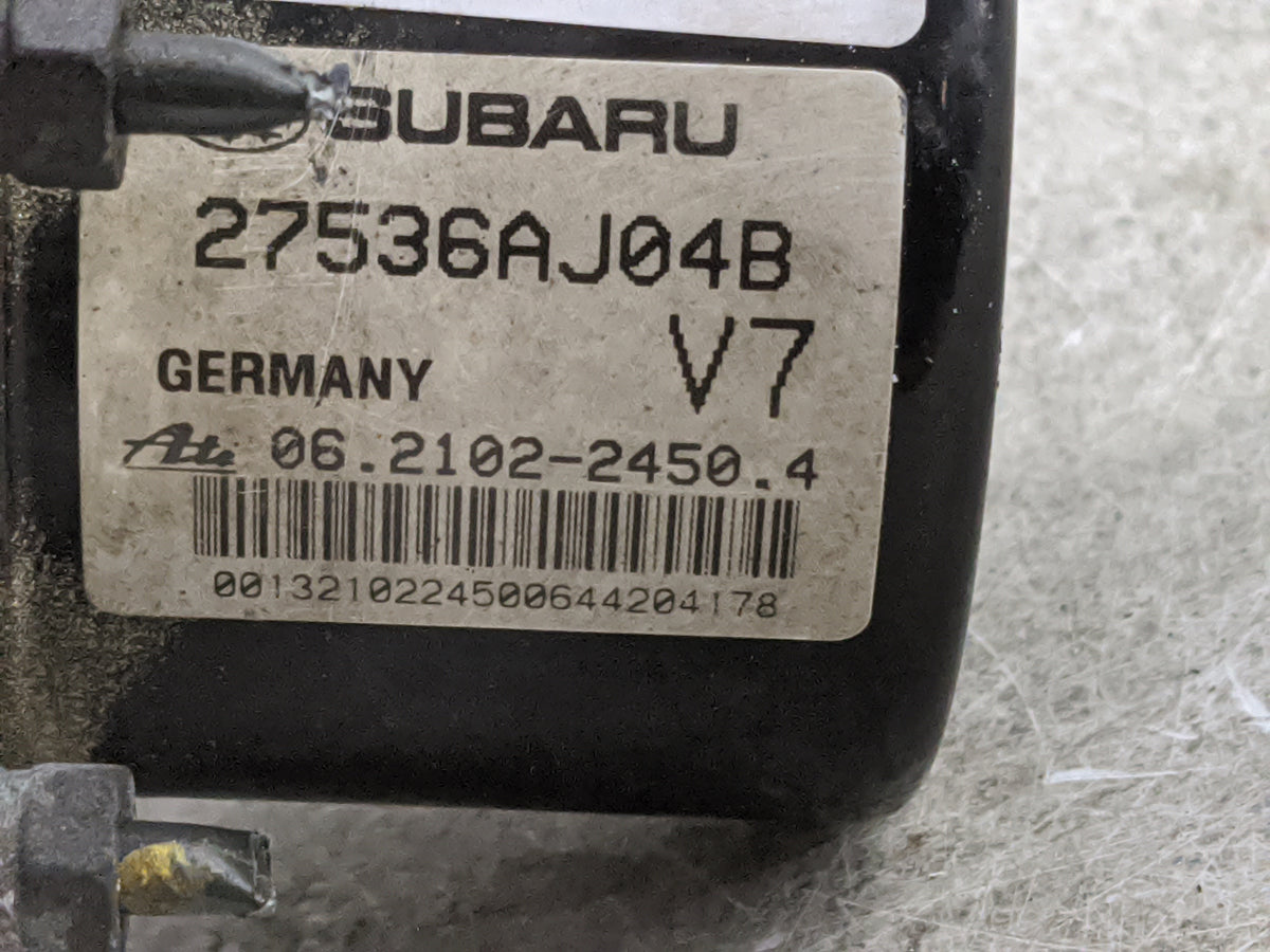 2013-2014 Subaru Legacy Anti-Lock Brake ABS Pump Module Actuator OEM P/N:27536AJ04B 06.2102-2450.4 Fits Fits 2013 2014 OEM U