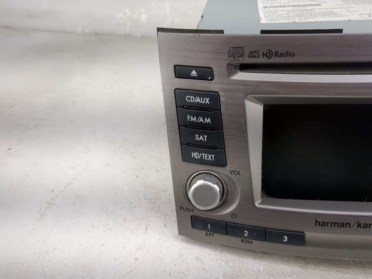 2013-2014 Subaru Legacy Radio AM FM Cd Player Receiver Replacement P/N:86201AJ65A CQ-JF11E04D, PE658U1 Fits Fits 2013 2014 O