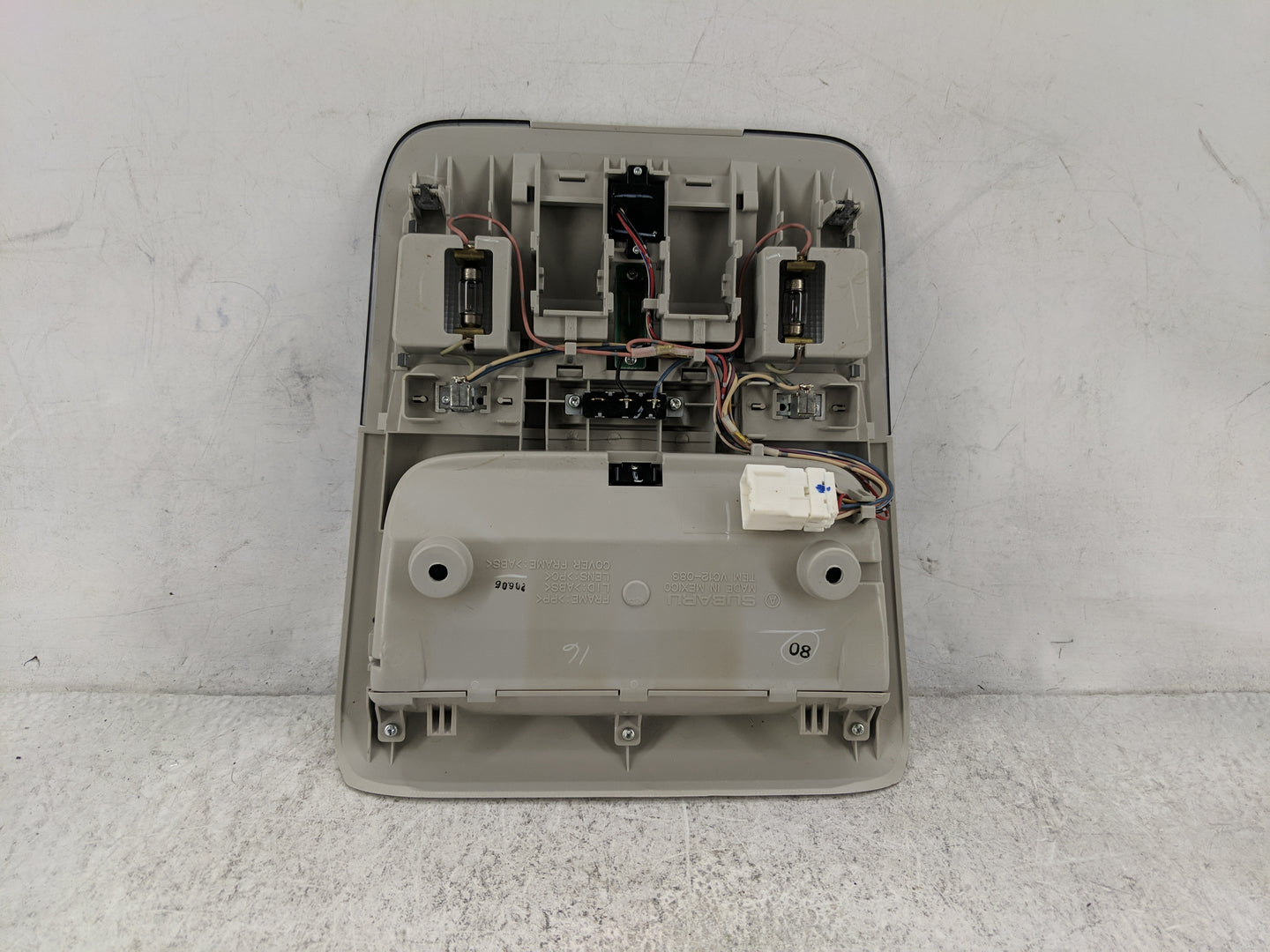 2010-2014 Subaru Legacy Overhead Roof Console Tan - Oemusedautoparts1.com