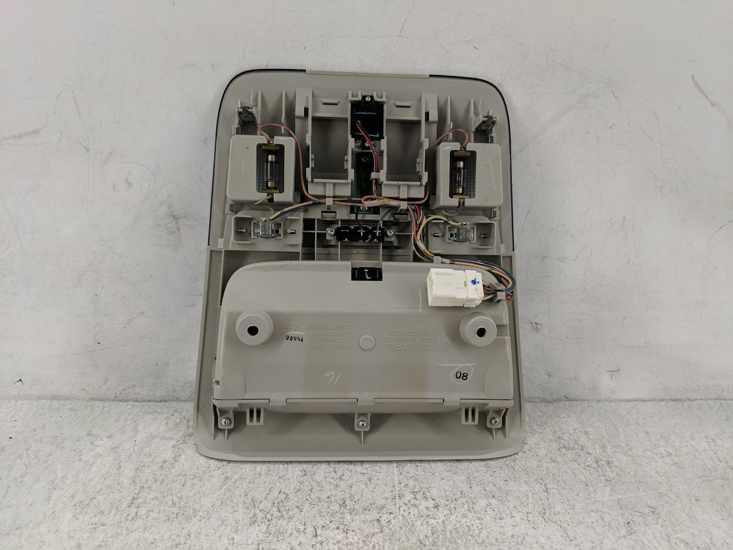 2010-2014 Subaru Legacy Overhead Roof Console Tan - Oemusedautoparts1.com