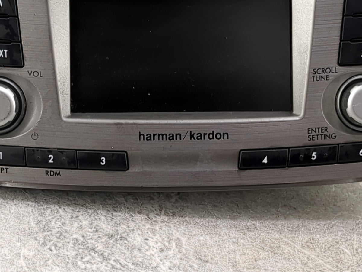 2012-2014 Subaru Legacy Radio AM FM Cd Player Receiver Replacement P/N:86201AJ6 CQ-JF11E04D, A22K97YT2CD0000 Fits 2012 2013 