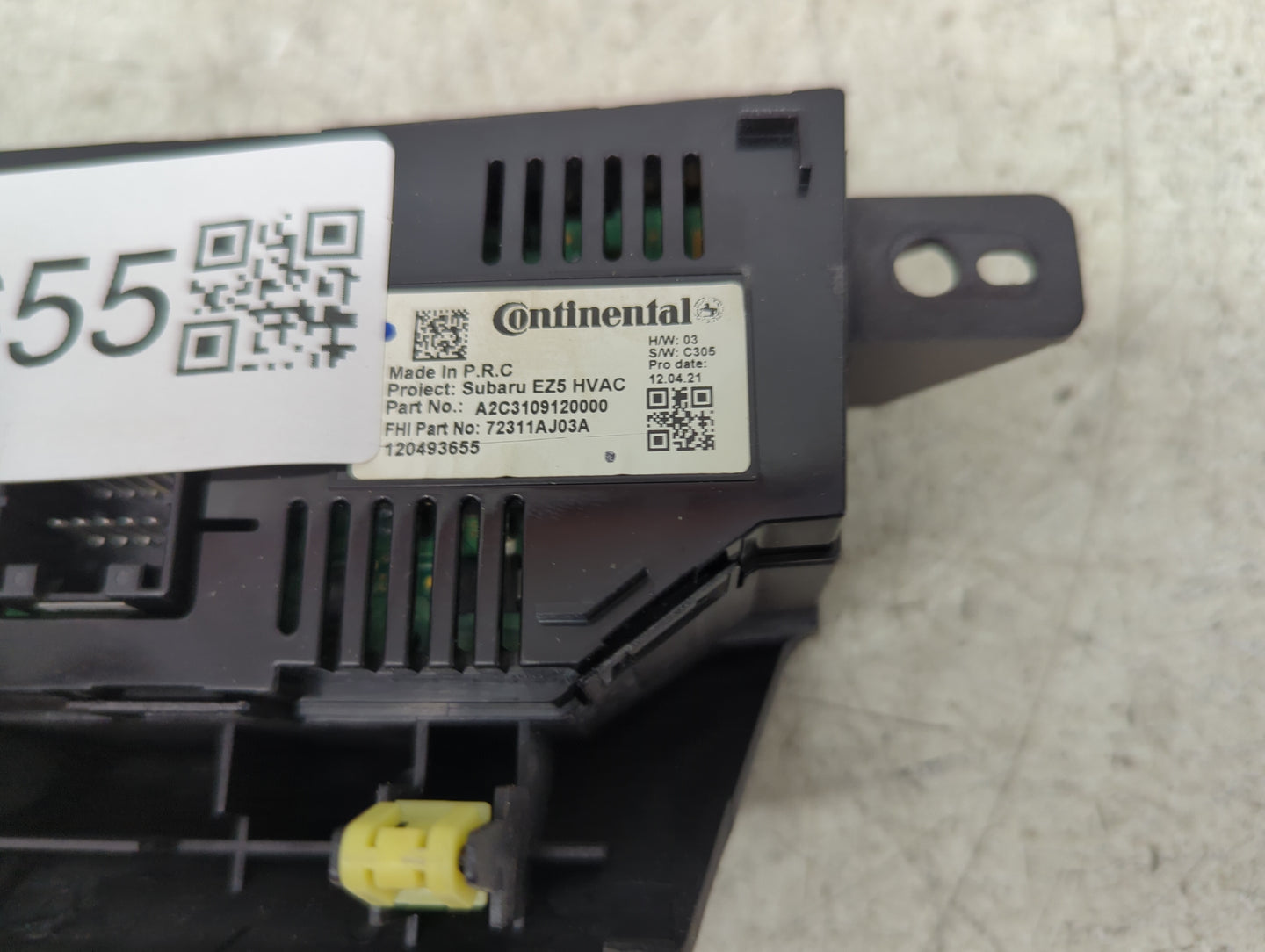 2010-2014 Subaru Legacy Climate Control Module Temperature AC/Heater Replacement P/N:A2C3109120000 72311AJ03A Fits OEM Used 