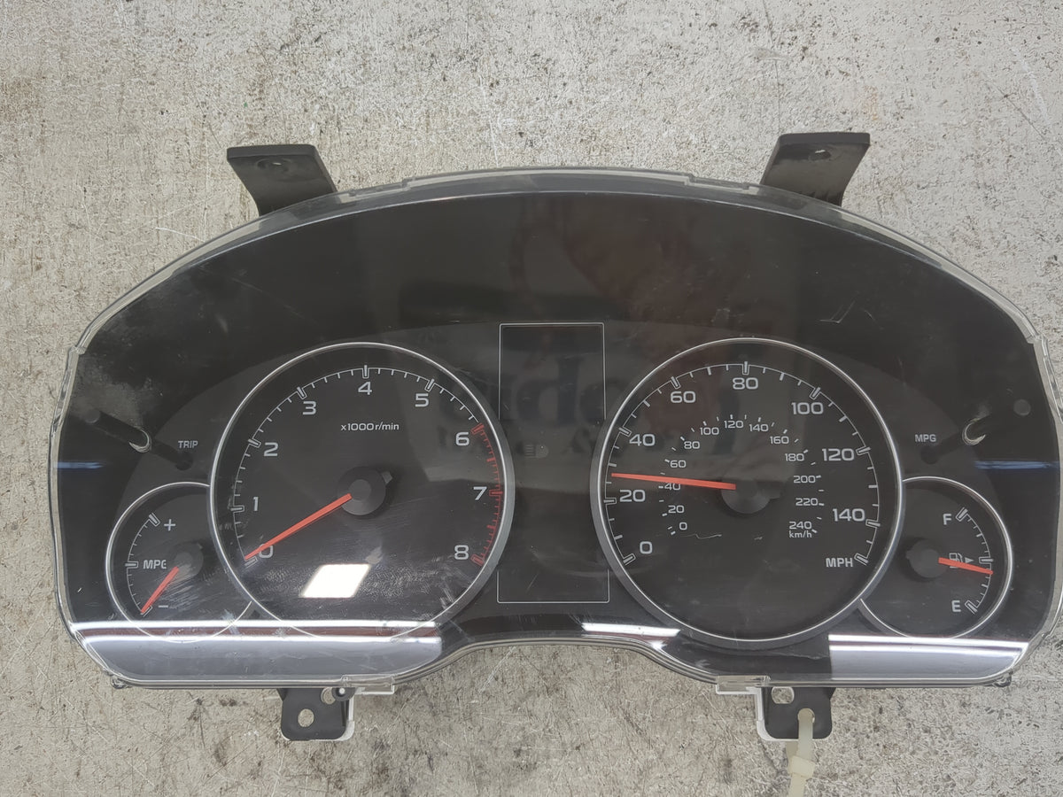 2013-2014 Subaru Legacy Instrument Cluster Speedometer Gauges P/N:85004AJ01A Miles: Fits Fits 2013 2014 OEM Used Auto Parts 