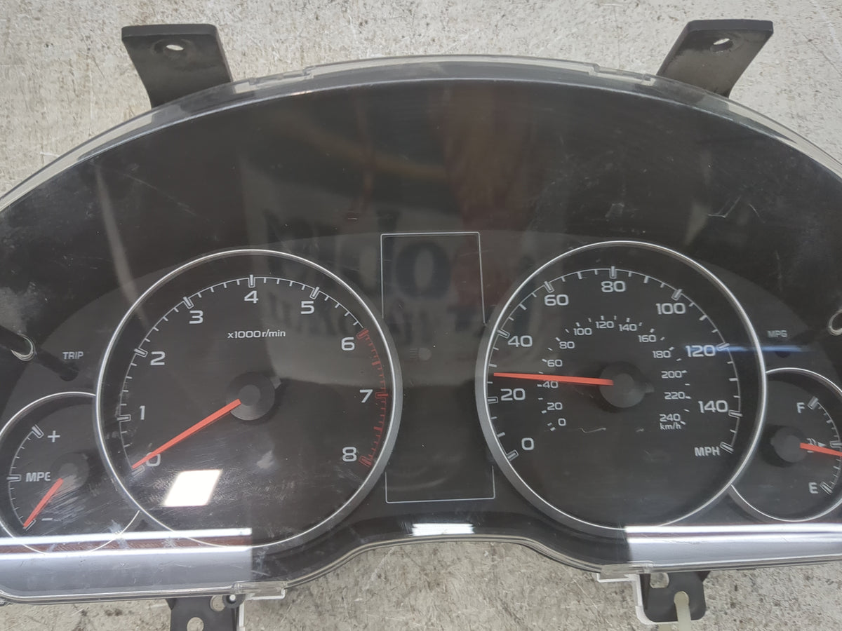 2013-2014 Subaru Legacy Instrument Cluster Speedometer Gauges P/N:85004AJ01A Miles: Fits Fits 2013 2014 OEM Used Auto Parts 