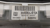 2013-2014 Subaru Legacy Instrument Cluster Speedometer Gauges P/N:85004AJ01A Fits Fits 2013 2014 OEM Used Auto Parts - Oemus