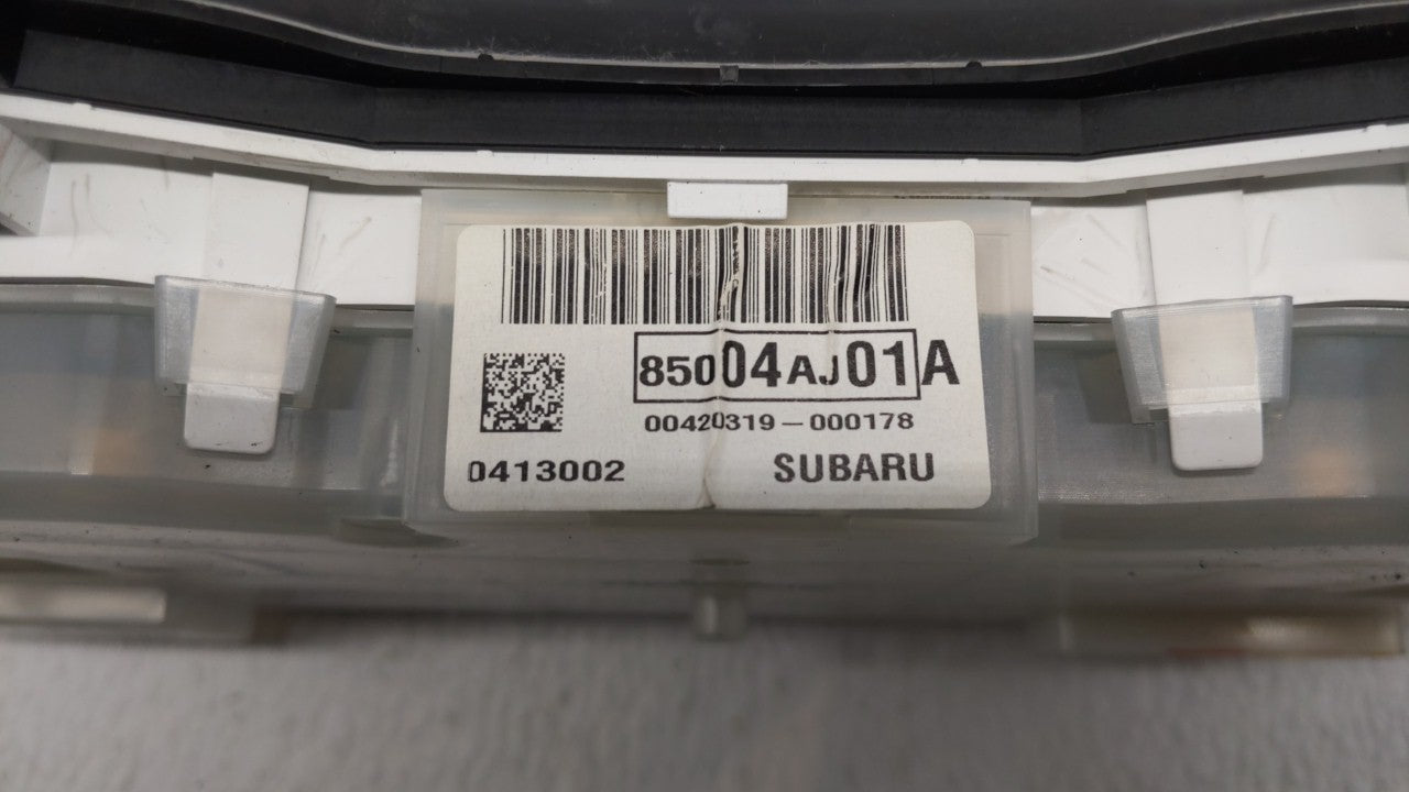 2013-2014 Subaru Legacy Instrument Cluster Speedometer Gauges P/N:85004AJ01A Fits Fits 2013 2014 OEM Used Auto Parts - Oemus