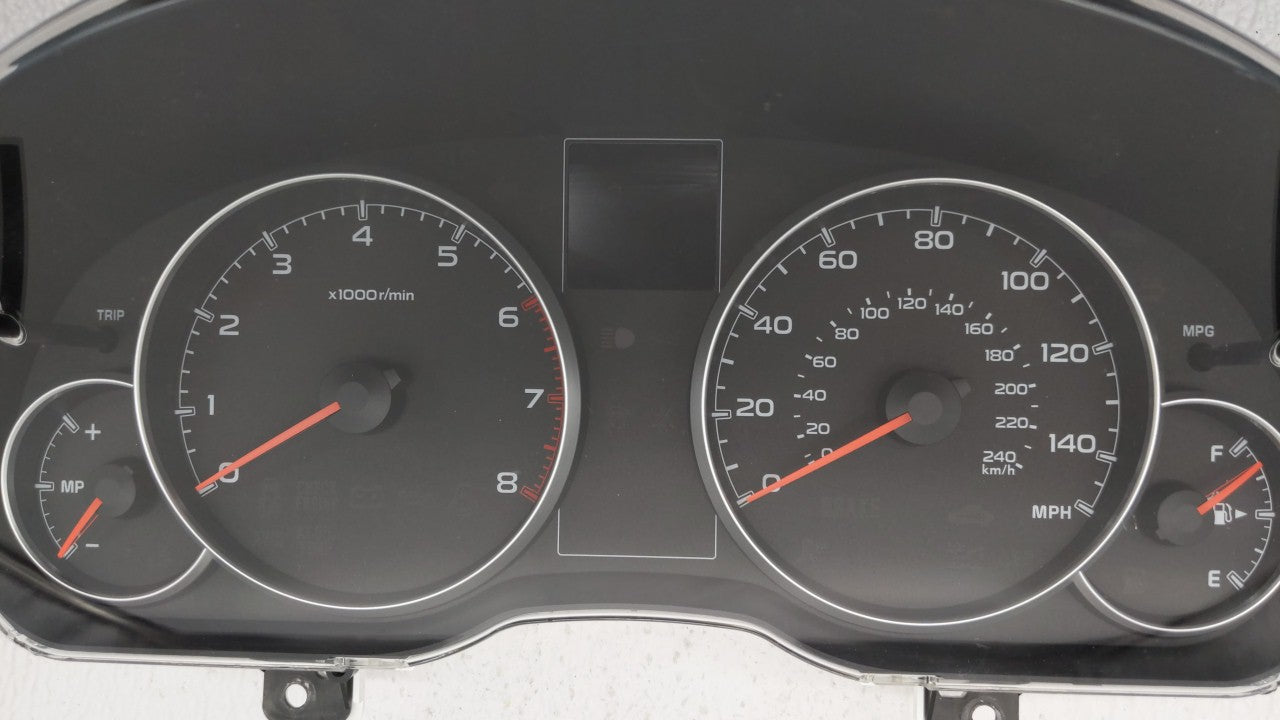 2013-2014 Subaru Legacy Instrument Cluster Speedometer Gauges P/N:85004AJ01A Fits Fits 2013 2014 OEM Used Auto Parts - Oemus