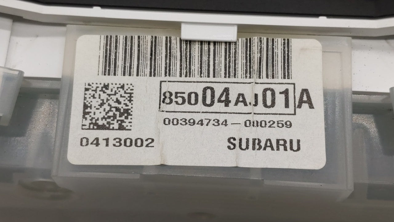 2013-2014 Subaru Legacy Instrument Cluster Speedometer Gauges P/N:85004AJ01A Fits Fits 2013 2014 OEM Used Auto Parts - Oemus