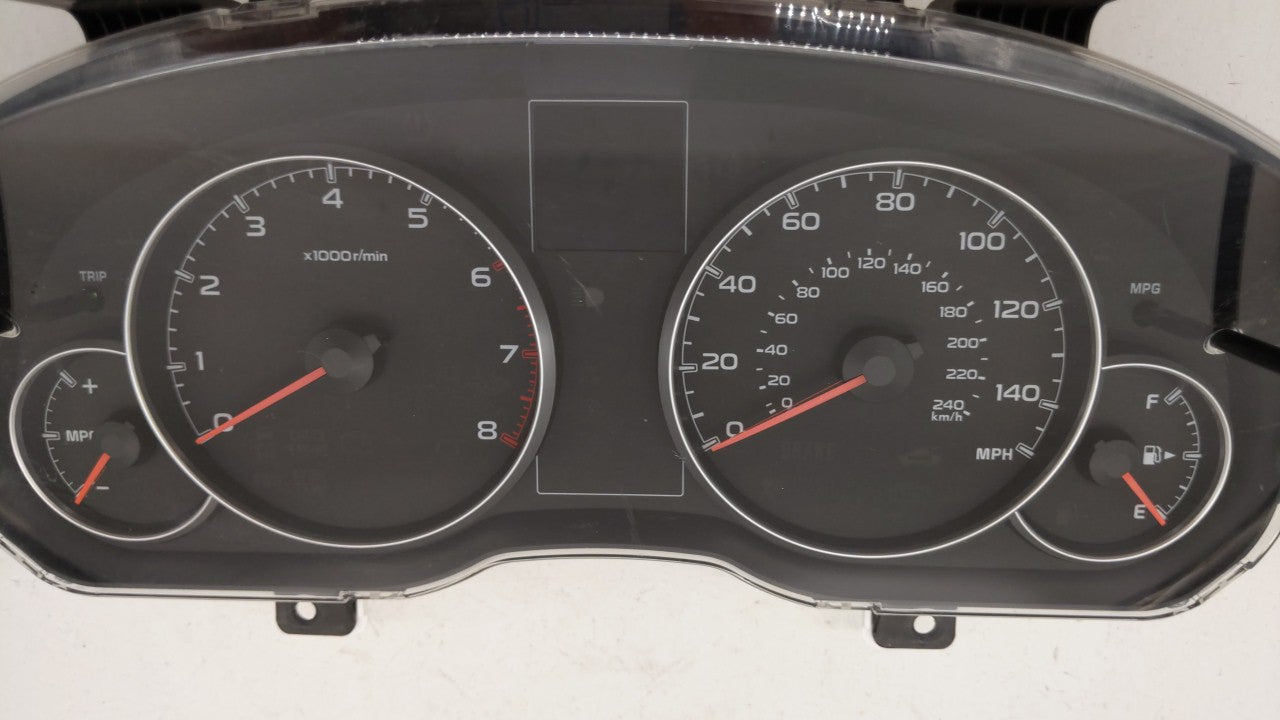 2013-2014 Subaru Legacy Instrument Cluster Speedometer Gauges P/N:85004AJ01A Fits Fits 2013 2014 OEM Used Auto Parts - Oemus