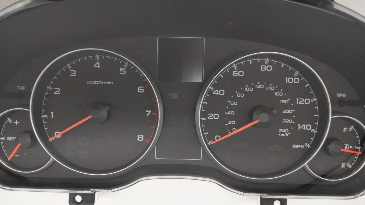 2013-2014 Subaru Legacy Instrument Cluster Speedometer Gauges P/N:85004AJ01A Fits Fits 2013 2014 OEM Used Auto Parts - Oemus