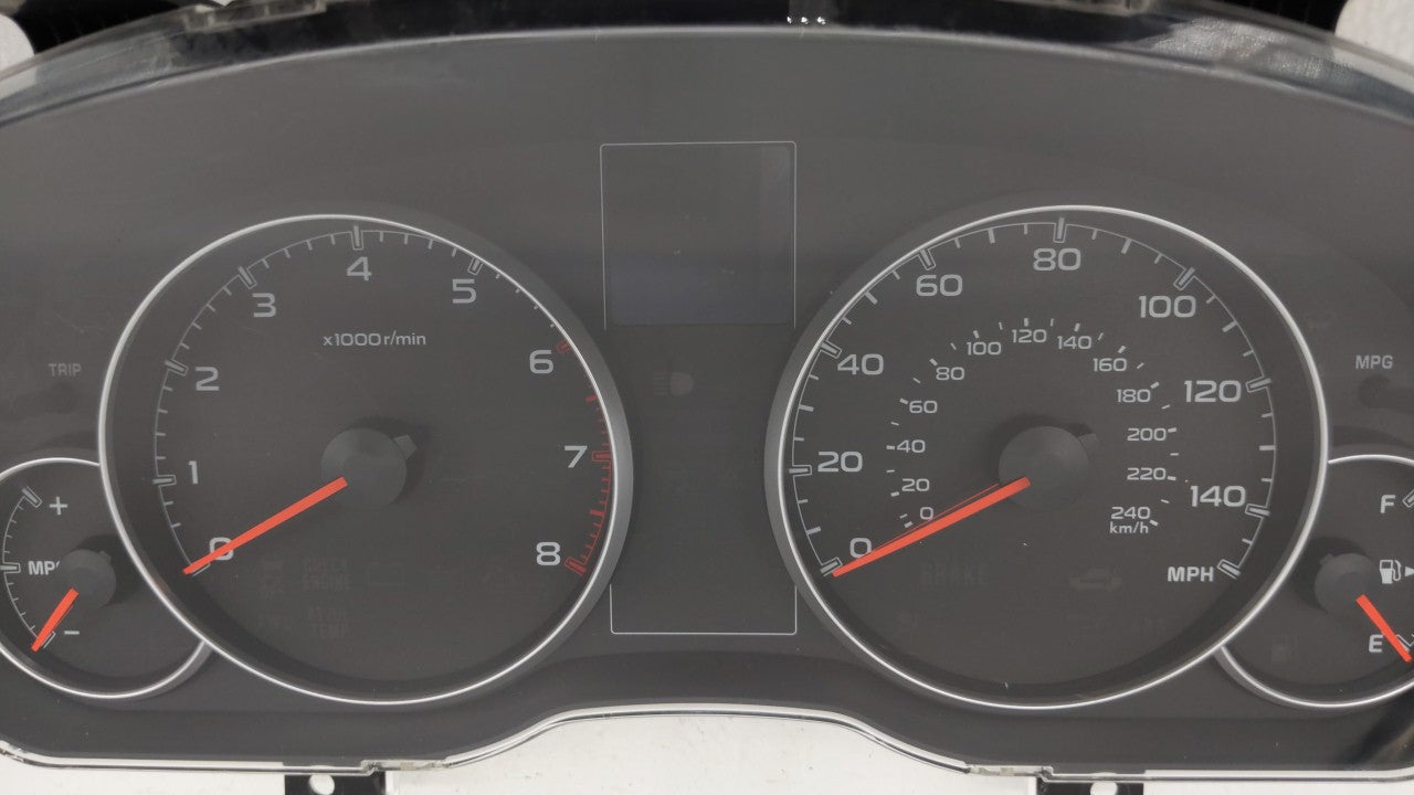 2013-2014 Subaru Legacy Instrument Cluster Speedometer Gauges P/N:85004AJ01A Fits Fits 2013 2014 OEM Used Auto Parts - Oemus