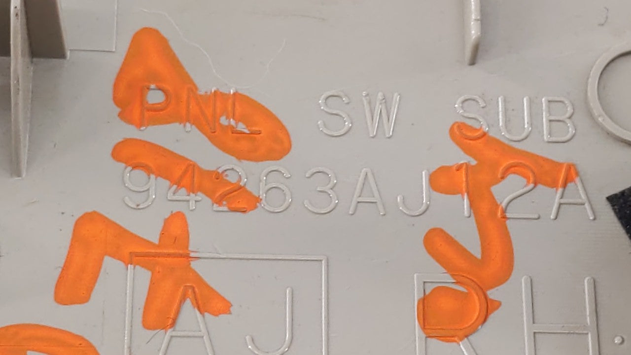 2013 Subaru Legacy Passeneger Right Power Window Switch 94263aj12a - Oemusedautoparts1.com