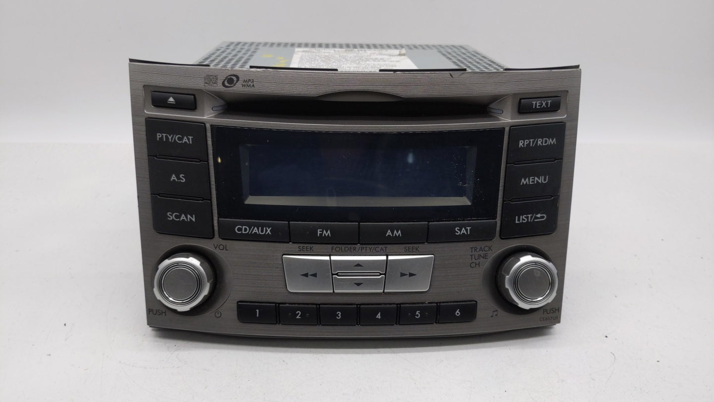 2012-2014 Subaru Legacy Am Fm Cd Player Radio Receiver - Oemusedautoparts1.com