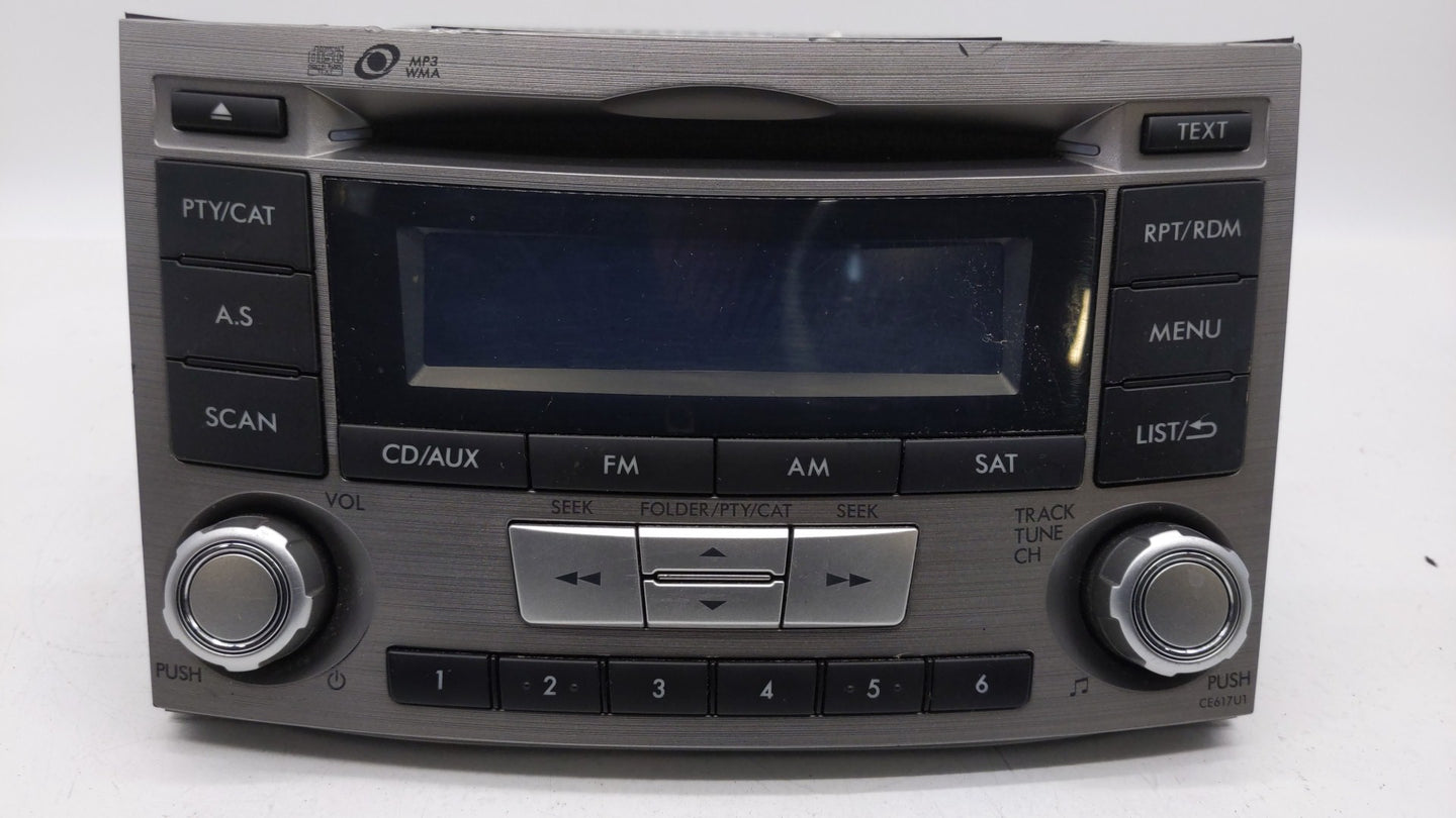 2012-2014 Subaru Legacy Am Fm Cd Player Radio Receiver - Oemusedautoparts1.com