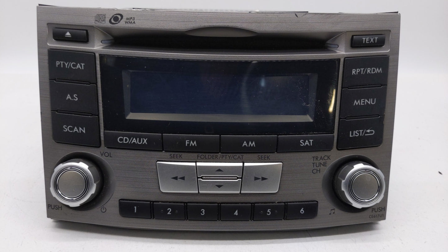 2012-2014 Subaru Legacy Am Fm Cd Player Radio Receiver - Oemusedautoparts1.com