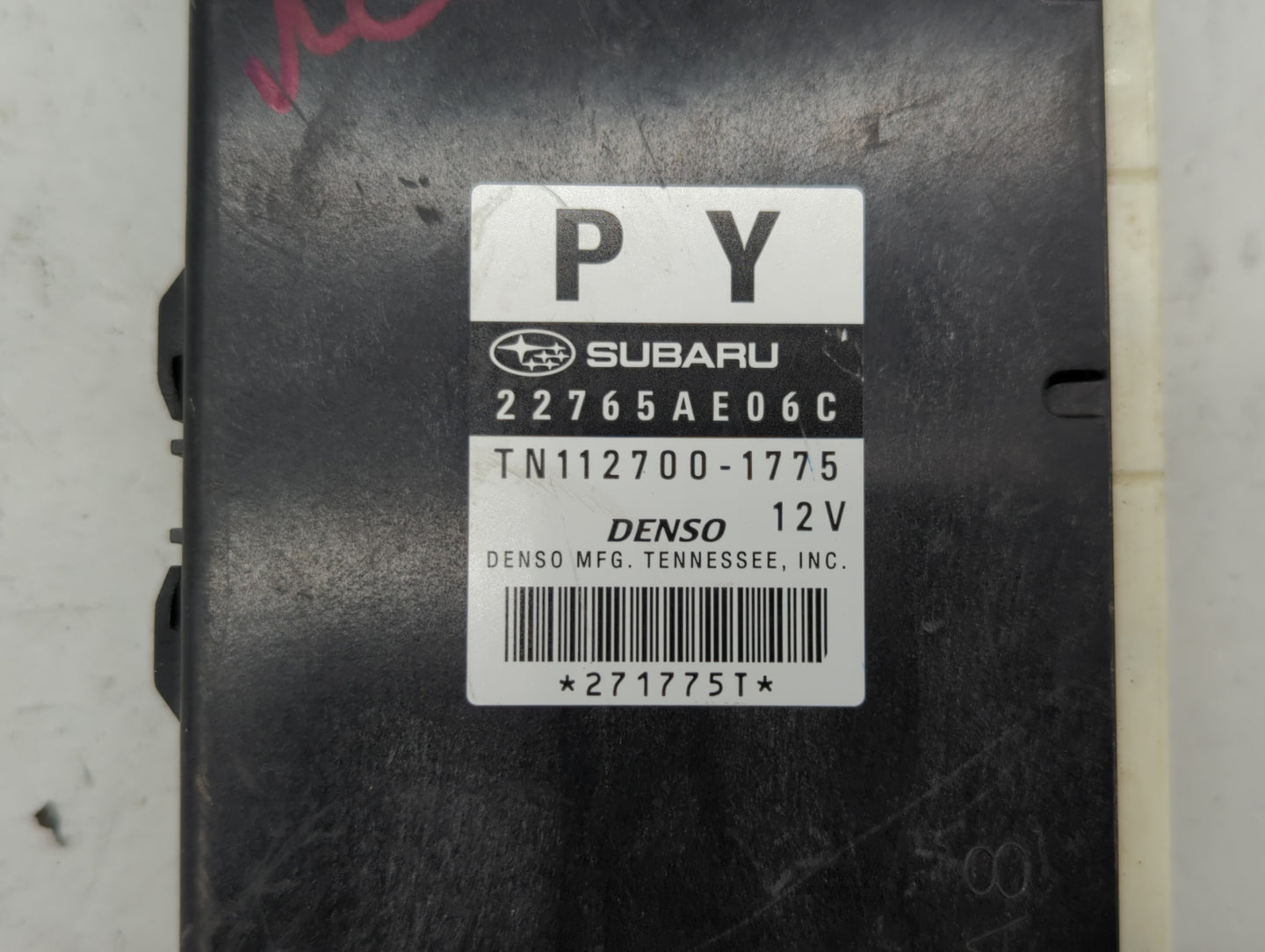 2013-2014 Subaru Legacy PCM Engine Control Computer ECU ECM PCU OEM P/N:22765AE06E 22765AE06A, 22765AE06C Fits Fits 2013 201