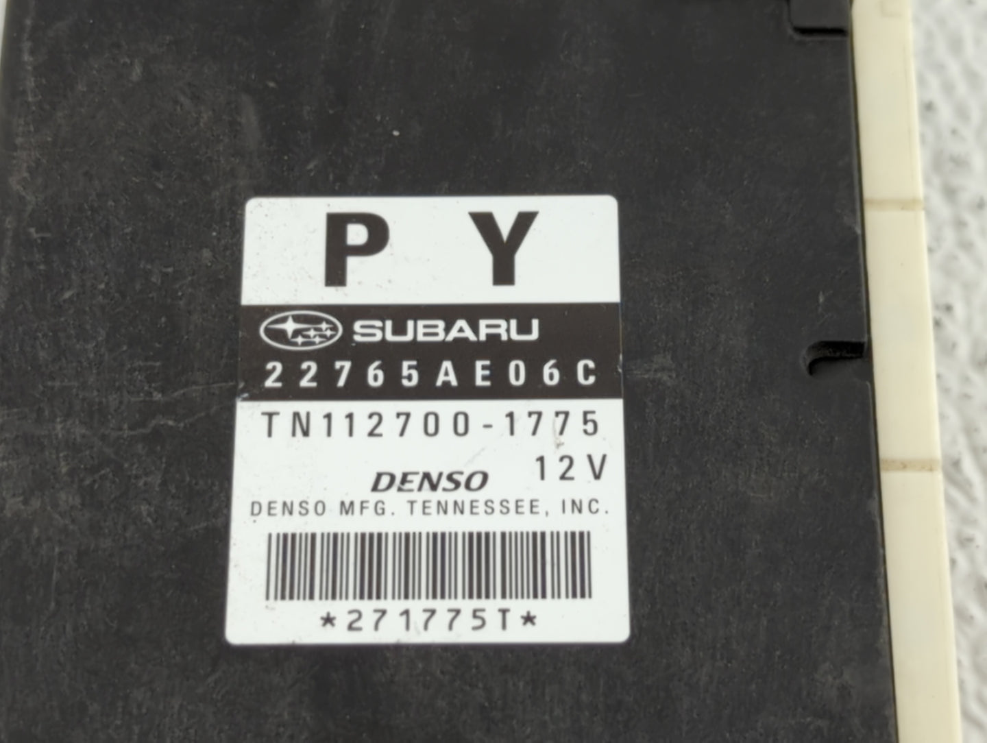 2013-2014 Subaru Legacy PCM Engine Control Computer ECU ECM PCU OEM P/N:22765AE06E 22765AE06A, 22765AE06C Fits Fits 2013 201