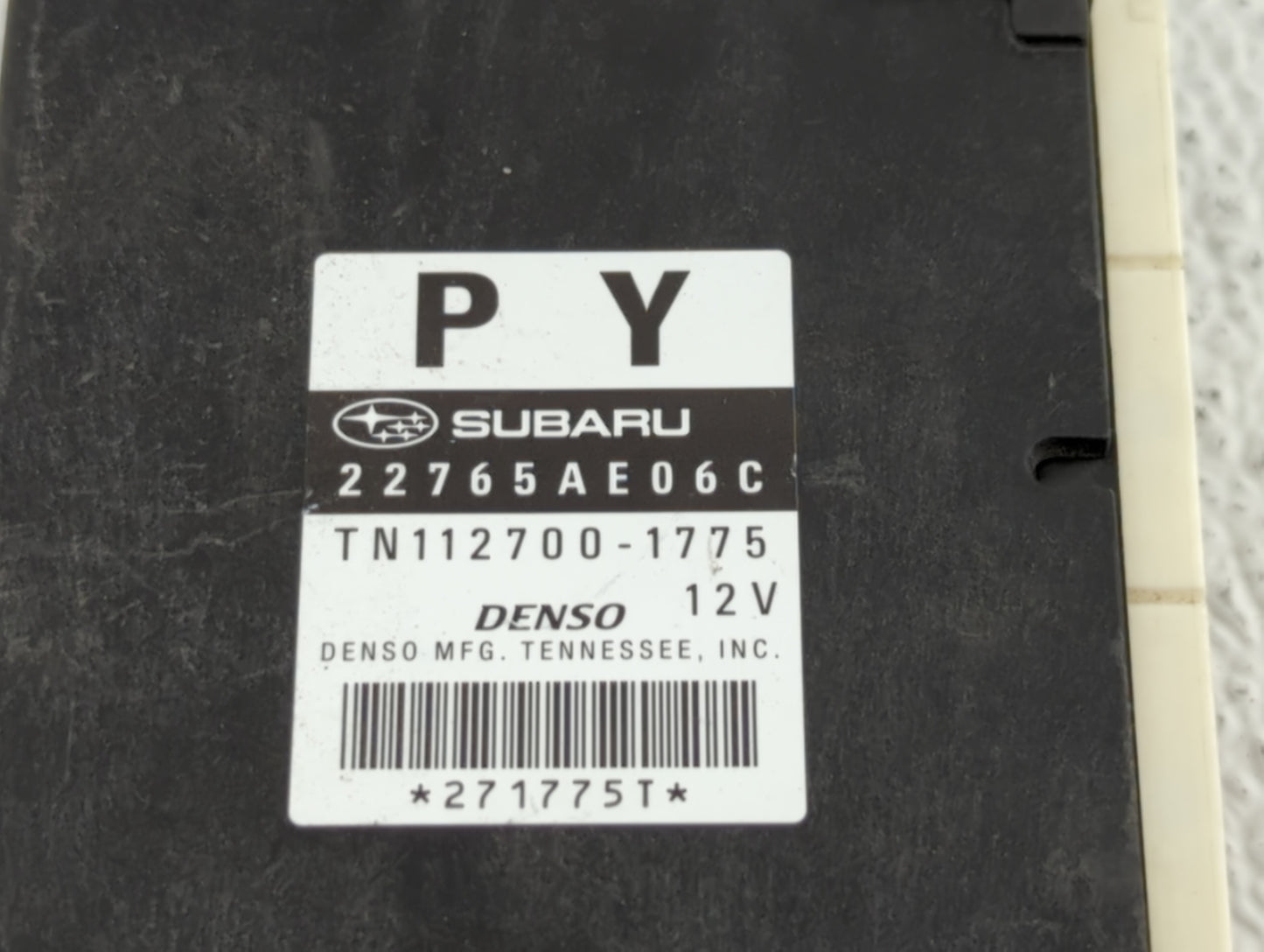 2013-2014 Subaru Legacy PCM Engine Control Computer ECU ECM PCU OEM P/N:22765AE06E 22765AE06A, 22765AE06C Fits Fits 2013 201