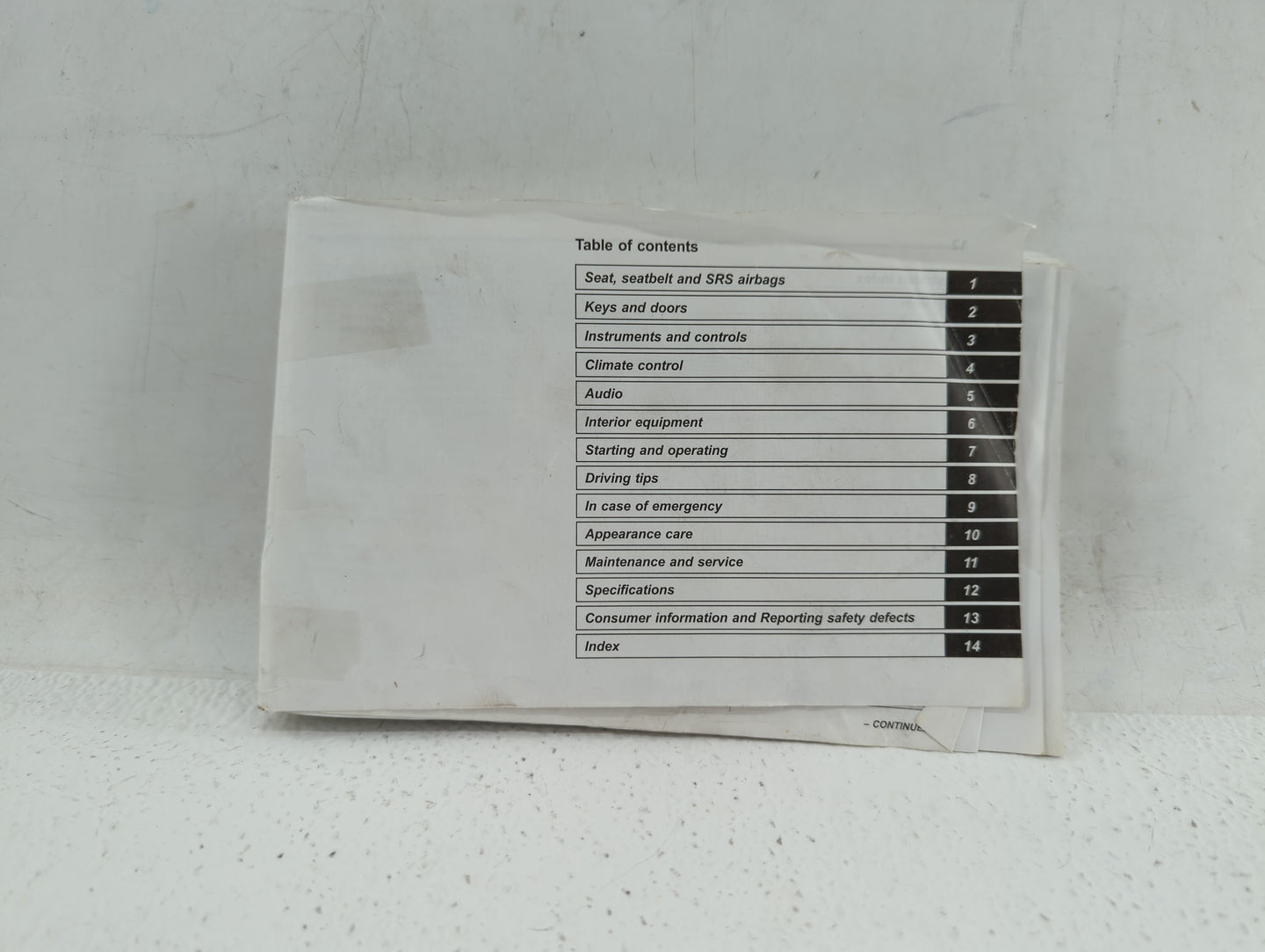 2013 Subaru Legacy Owners Manual Book Guide OEM Used Auto Parts - Oemusedautoparts1.com