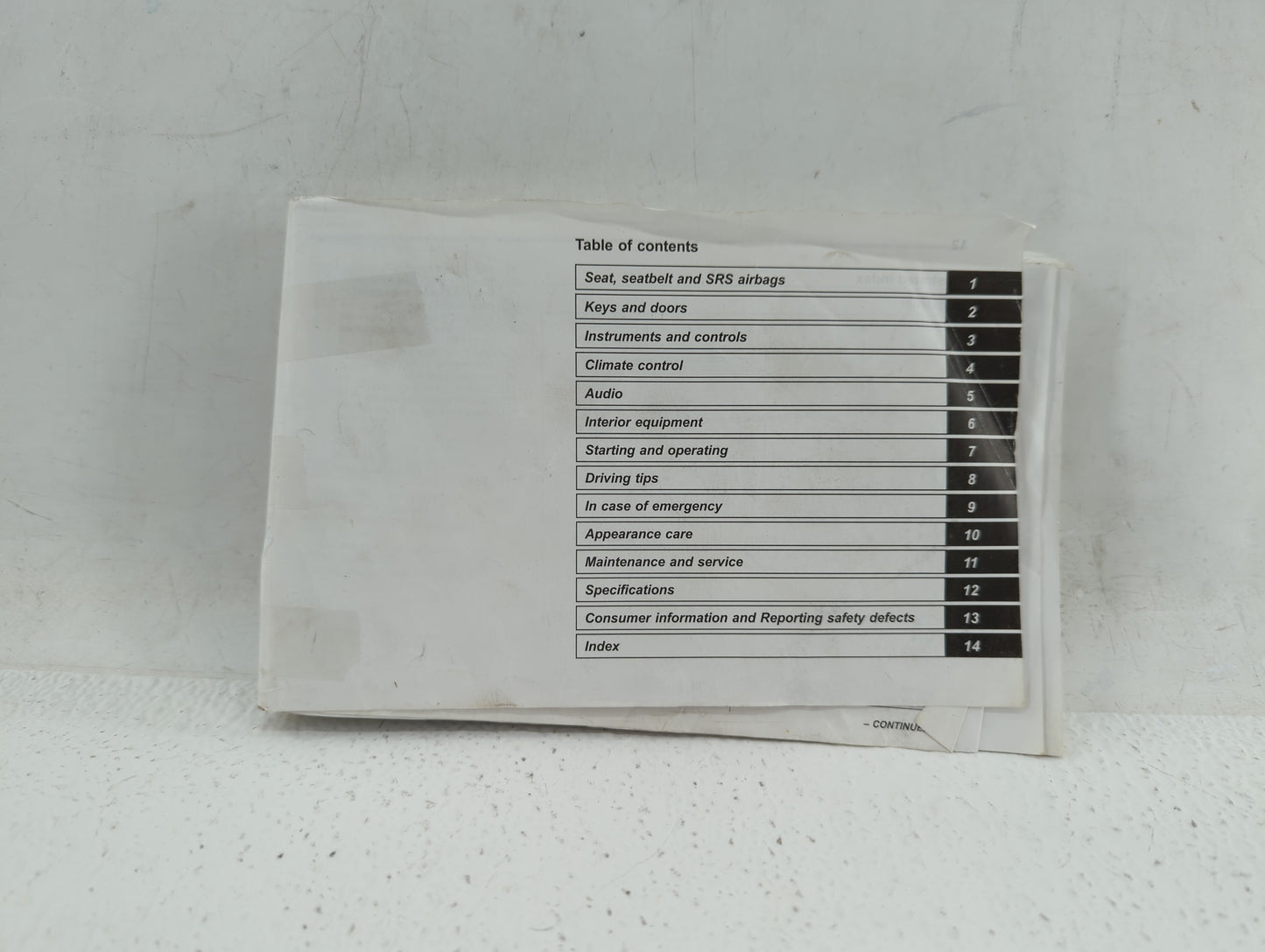 2013 Subaru Legacy Owners Manual Book Guide OEM Used Auto Parts - Oemusedautoparts1.com