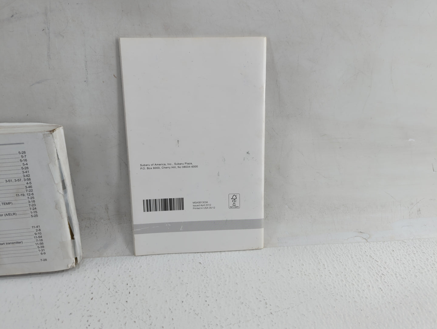 2013 Subaru Legacy Owners Manual Book Guide OEM Used Auto Parts - Oemusedautoparts1.com