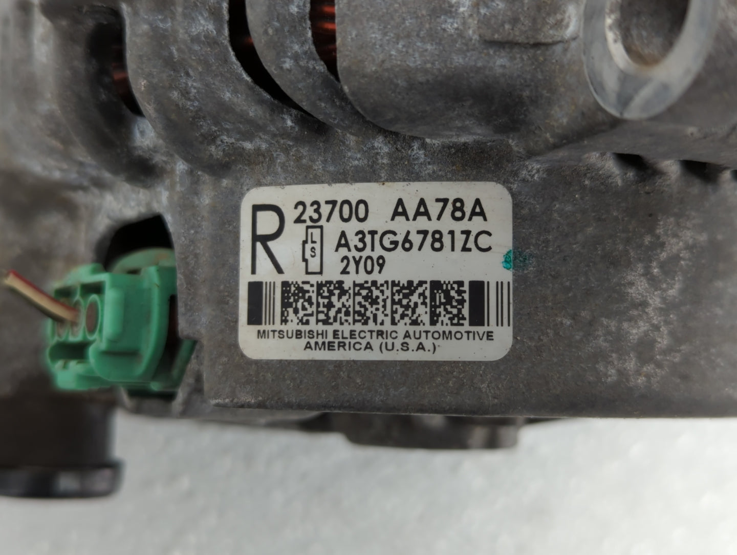 2013-2014 Subaru Legacy Alternator Replacement Generator Charging Assembly Engine OEM P/N:23700 AA78A Fits Fits 2013 2014 OE