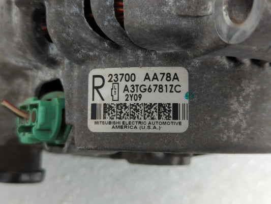 2013-2014 Subaru Legacy Alternator Replacement Generator Charging Assembly Engine OEM P/N:23700 AA78A Fits Fits 2013 2014 OEM Used Auto Parts