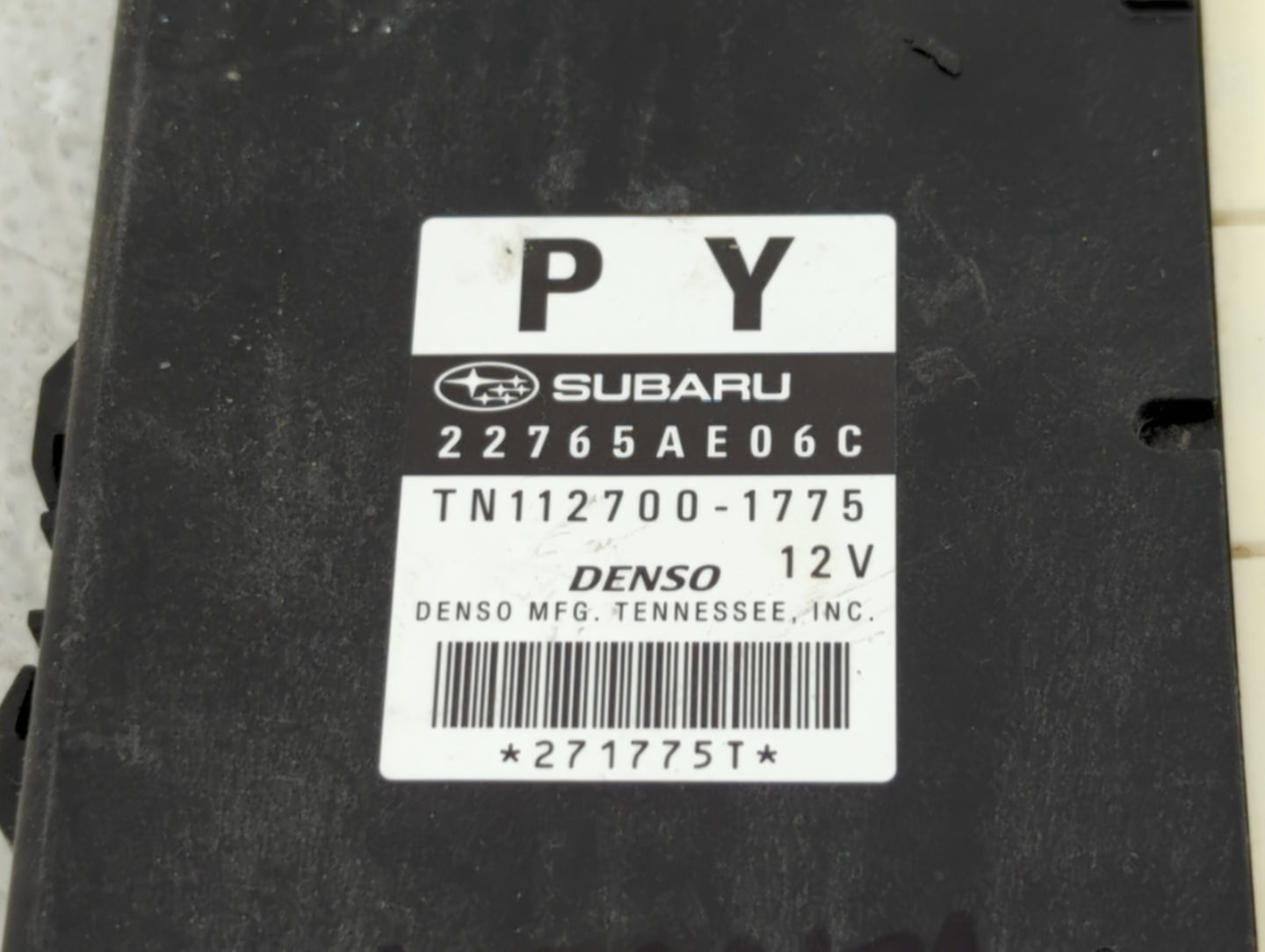 2013-2014 Subaru Legacy PCM Engine Control Computer ECU ECM PCU OEM P/N:22765AE06E 22765AE06A, 22765AE06C Fits Fits 2013 201