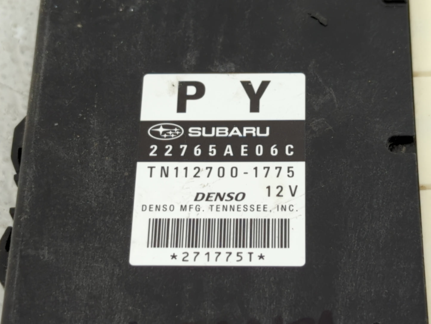 2013-2014 Subaru Legacy PCM Engine Control Computer ECU ECM PCU OEM P/N:22765AE06E 22765AE06A, 22765AE06C Fits Fits 2013 201
