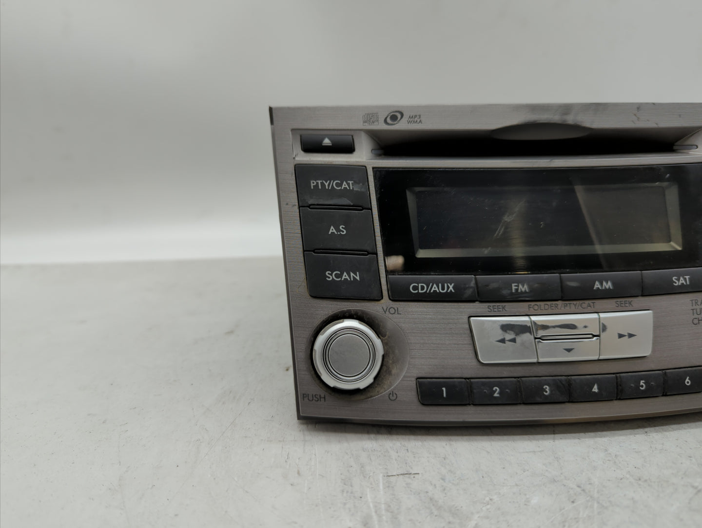 2012-2014 Subaru Legacy Radio AM FM Cd Player Receiver Replacement P/N:86201AJ61A Fits Fits 2012 2013 2014 OEM Used Auto Par
