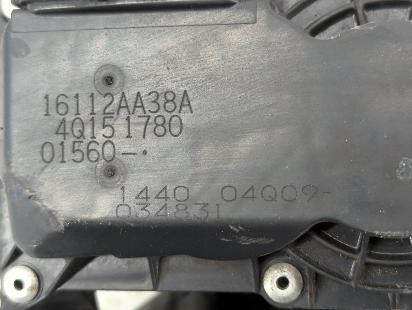 2013-2019 Subaru Legacy Throttle Body P/N:16112AA38A Fits Fits 2013 2014 2015 2016 2017 2018 2019 OEM Used Auto Parts - Oemu