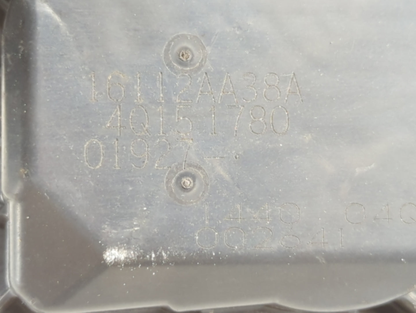 2013-2019 Subaru Legacy Throttle Body P/N:16112AA38A Fits Fits 2013 2014 2015 2016 2017 2018 2019 OEM Used Auto Parts - Oemu